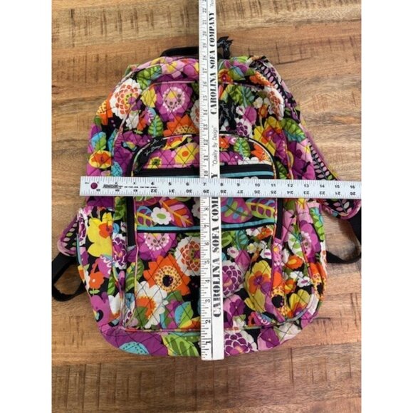 Vera Bradley Va Va Bloom Backpack Colorful Floral Campus Zipper SEE photos - Picture 16 of 16